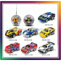 Mini Toys,Chenghai RC Car 1:63 4CH Mini RC Car with Light and football packing